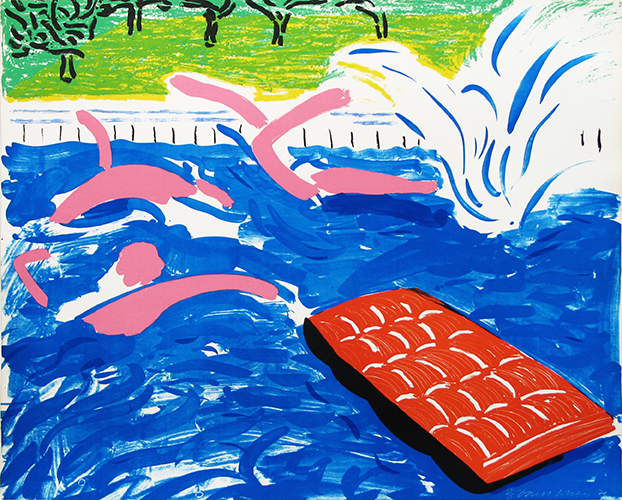 Afternoon Swimming, 1980, Lithograph, 31 5/8 x 39 1/2 inches (80.3 x 100.3 cm), Edition of 55