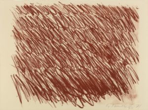 Cy Twombly, Untitled, 1971, Lithograph, 22 3/8 x 30 1/8 inches (56.8 x 76.5 cm), Edition of 24