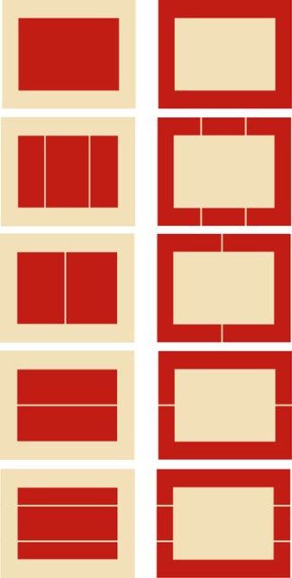 Donald Judd, Untitled, 1988, Set of ten woodcuts printed in cadmium red light