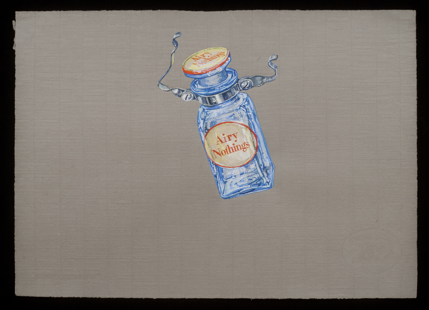 Airy Nothings, 2011, Gouache and silverpoint on Fabriano's Roma paper, 19 x 26 inches (48.3 x 66 cm)