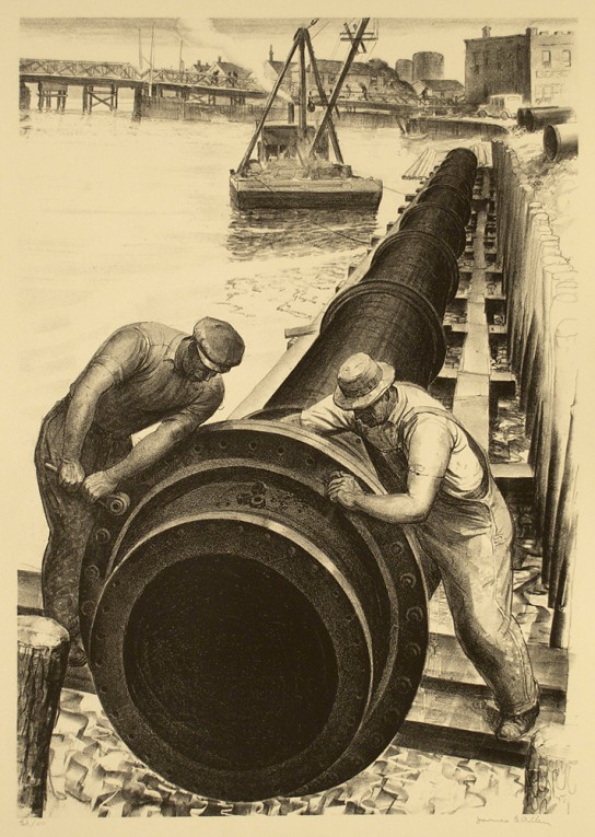 Bell Pipe, c. 1940, Lithograph, 18 3/4 x 13 3/4 in (47.6 x 34.9 cm), Edition of 50