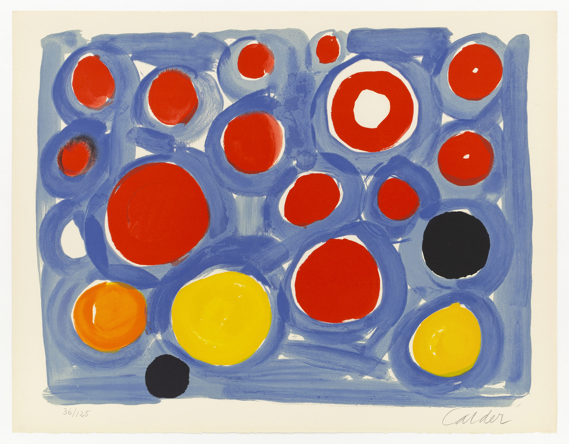 Blue, 1969, Lithograph, 21 3/4 x 28 1/4 inches (55.2 x 71.8 cm), Edition of 125