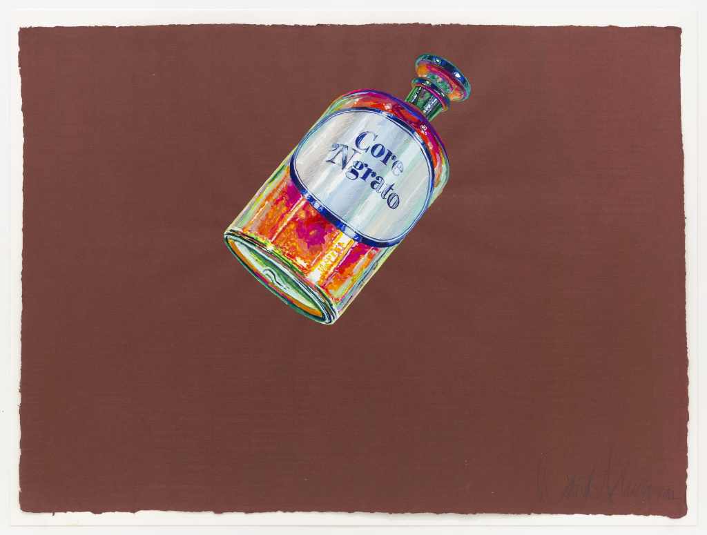 Core 'Ngrato, 2011, Gouache and silverpoint on Fabriano's Roma paper, 19 x 26 inches (48.3 x 66 cm)