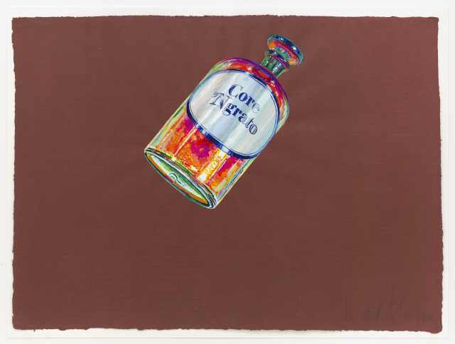 Core 'Ngrato, 2011, Gouache and silverpoint on Fabriano's Roma paper, 19 x 26 inches (48.3 x 66 cm)