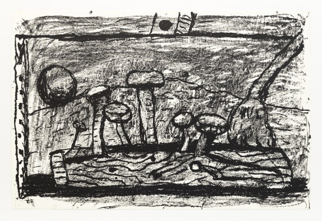 Easel, 1983, Lithograph, 20 x 30 inches (50.8 x 76.2 cm), Edition of 50