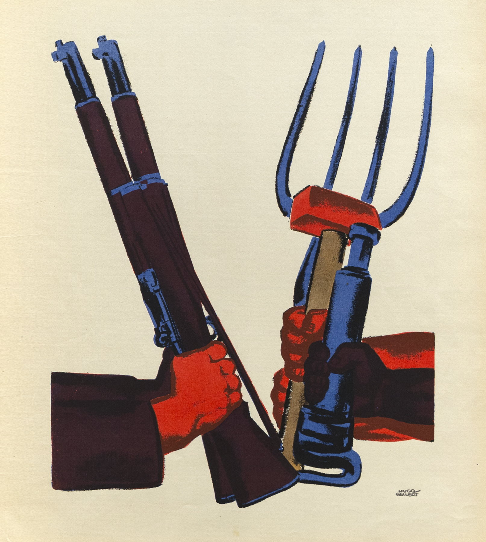 Untitled, 1943, Silkscreen, 16 x 13 inches (40.6 x 33 cm), Edition of 54