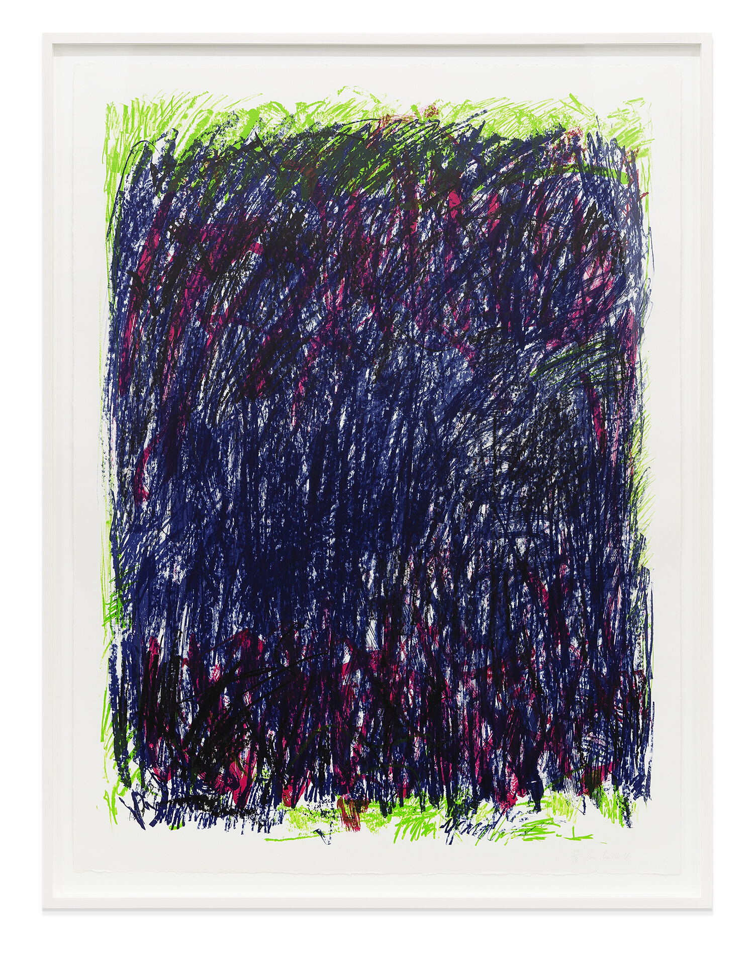 Joan Mitchell Bedford II, 1981 Lithograph 42 1/2 x 32 1/2 inches (108 x 82.6 cm) Edition of 70