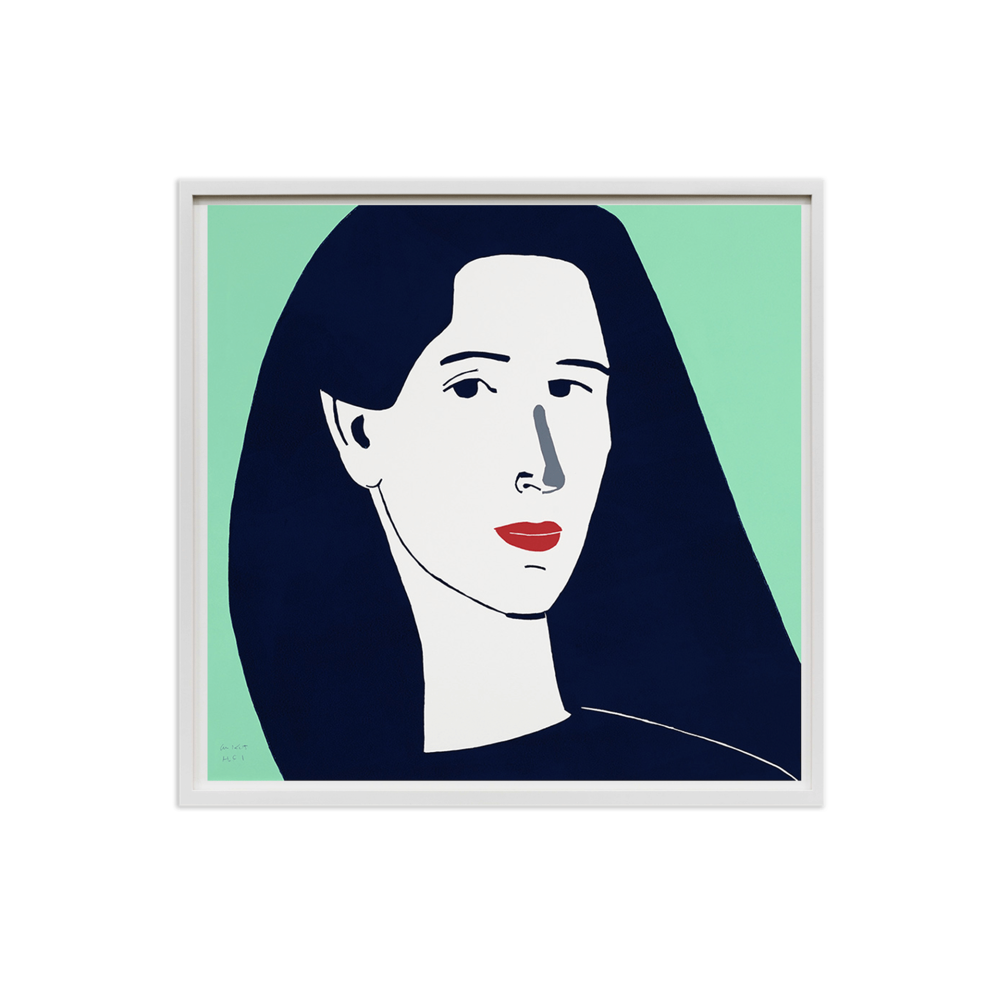 Alex Katz Diana, 2014 4-Color Linocut 36 1/4 x 37 3/8 inches (92.1 x 94.9 cm) Edition of 70