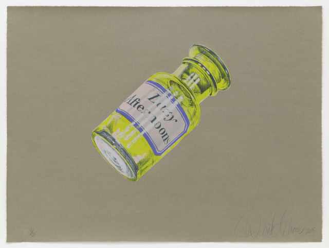 Lazy Afternoons, 2015, Lithograph in 8 colors, 19 x 26 inches (48.3 x 66 cm), Edition of 25
