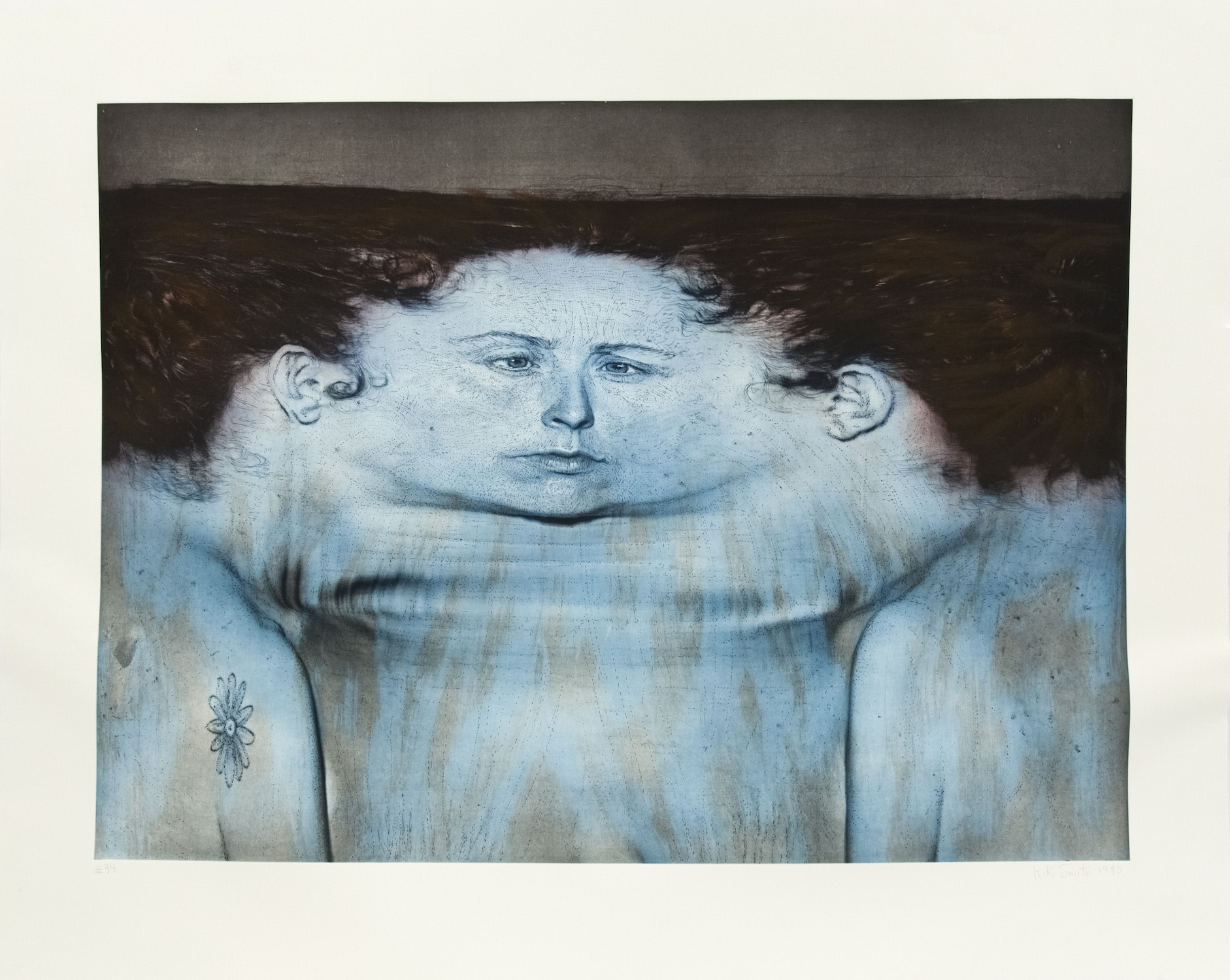 My Blue Lake, 1995, Photogravure and lithograph, 43 3/4 x 54 3/4 in (111.1 x 139.1 cm), Edition of 41