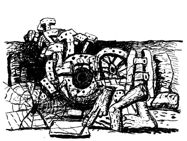 Elements, 1980, Lithograph, 33 x 43 inches (83.8 x 109 cm), Edition of 50