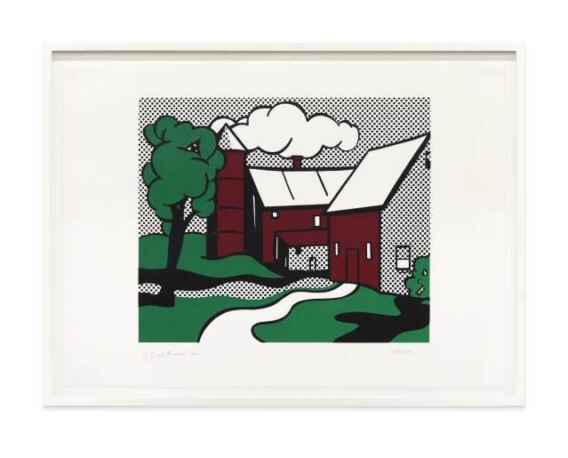 Red Barn, 1969, Screenprint 19 x 26 inches (48.3 x 66 cm) Edition of 250