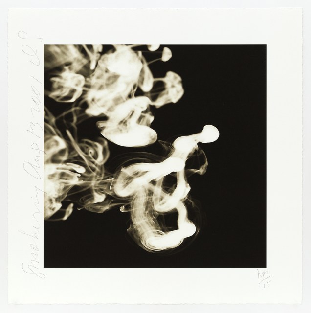 Smoke Rings, Aug 13, 2001, 2001, Inkjet, 22 1/2 x 22 1/2 inches (57 x 57 cm), Edition of 75