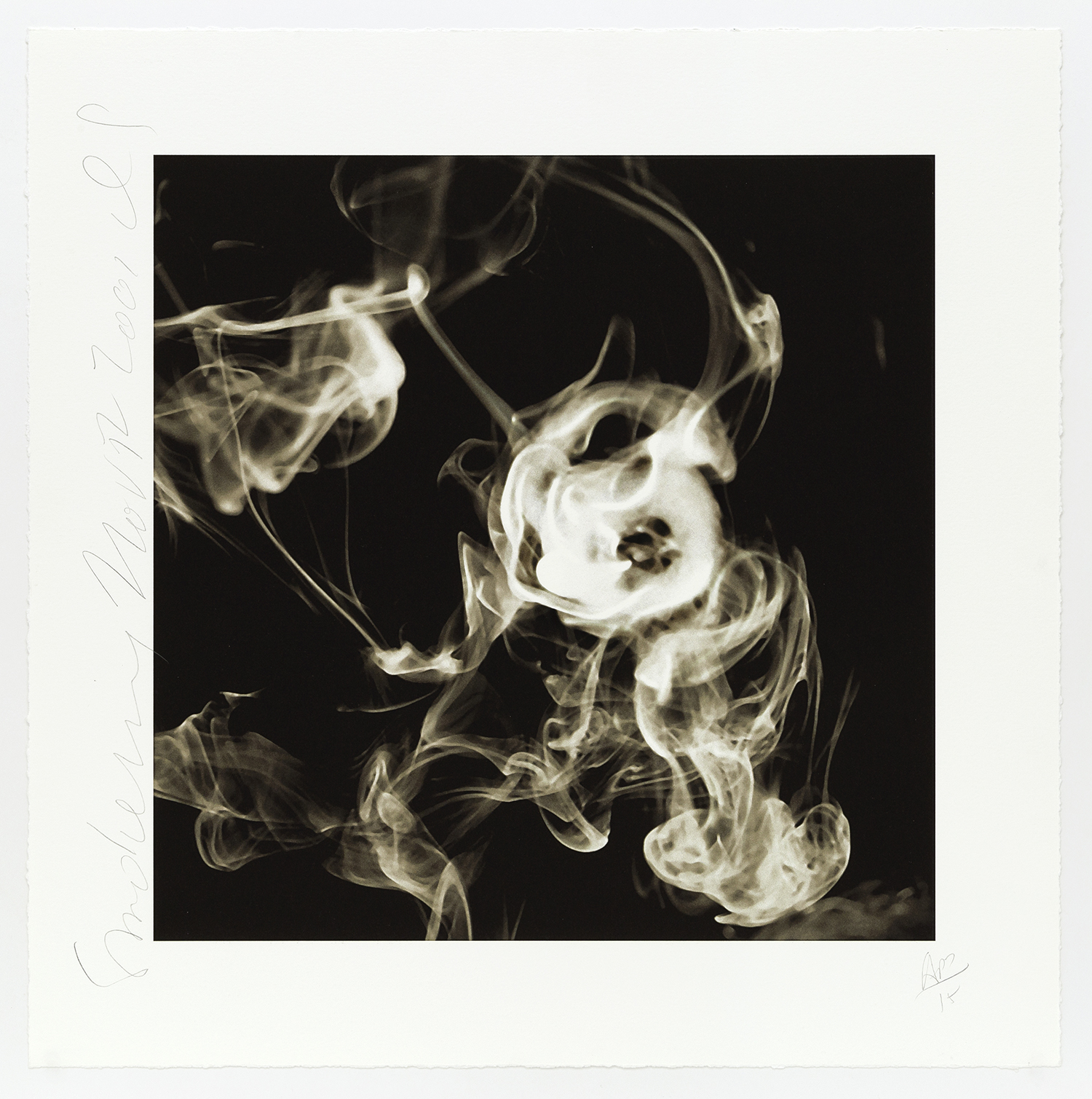 Smoke Rings, Nov. 12, 2001, Inkjet, 22 1/2 x 22 1/2 inches (57.1 x 57.1 cm), Edition of 75