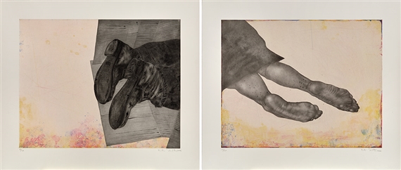 Still; Home, 2006, Pair of color aquatints with soft-ground etchings and drypoint on Gampi paper with chine-collé, 26 1/2 x 31 inches (67.3 x 78.7 cm) each, Edition of 20