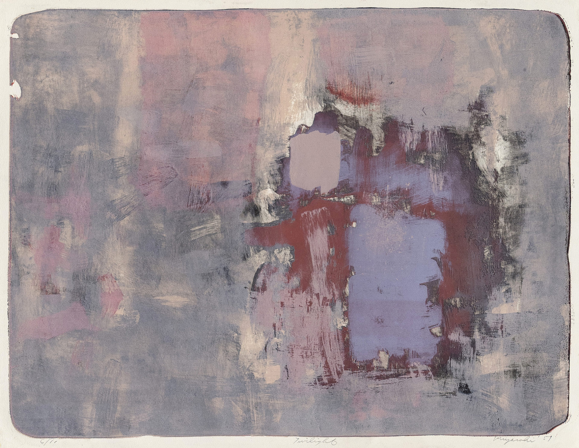 Twilight, 1959, Lithograph, 20 1/8 x 26 1/8 inches (51.1 x 66.4 cm), Edition of 11