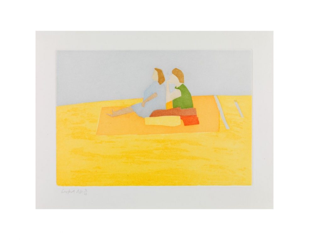 Untitled (Flying Carpet), 1954-55/2009, Aquatint, 13 3/4 x 19 3/4 inches (34.9 x 50.2 cm), Edition of 50