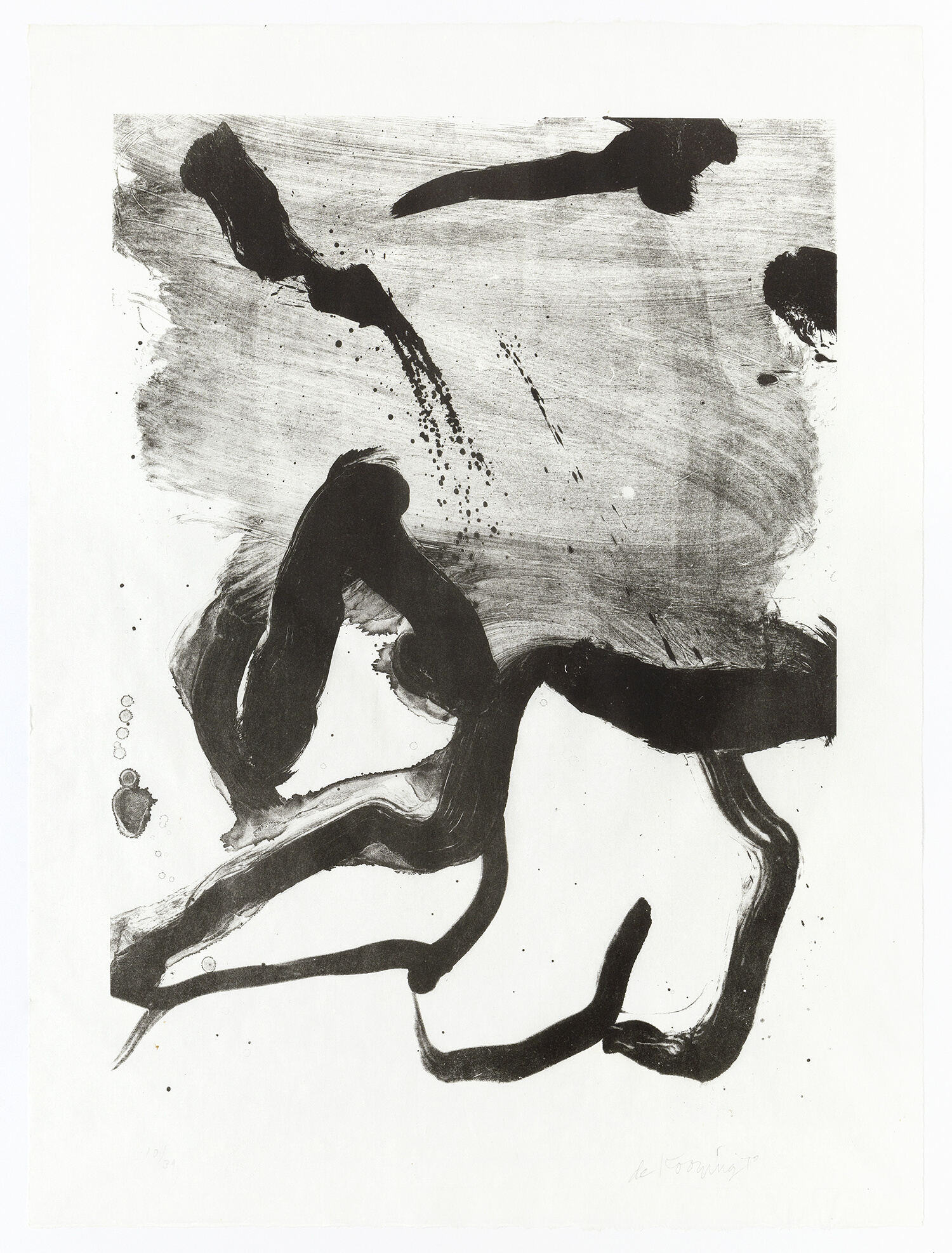 Willem de Kooning Beach Scene, 1971 Lithograph 31 1/2 x 23 inches (80 x 58.4 cm) Edition of 39