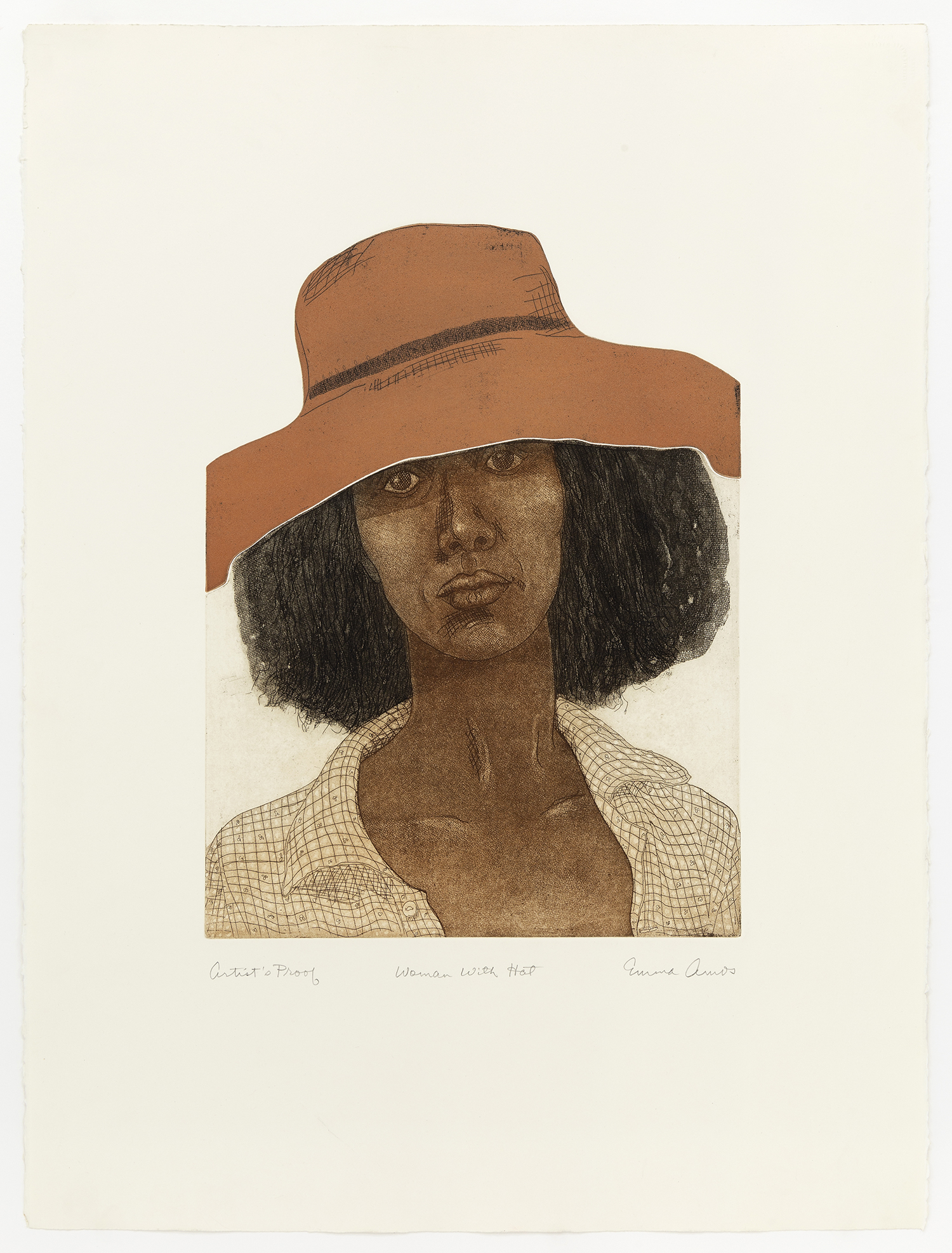 Woman With Hat, 1979, Etching, 30 1/8 x 22 3/8 inches (76.5 x 56.8 cm), Edition of 35