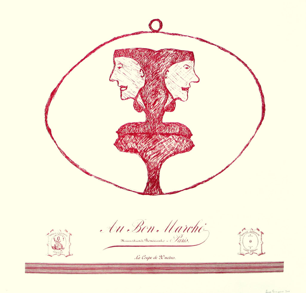 Caryatid, 2001, Lithograph, 36 x 36 inches (91.4 x 91.4 cm), Edition of 10