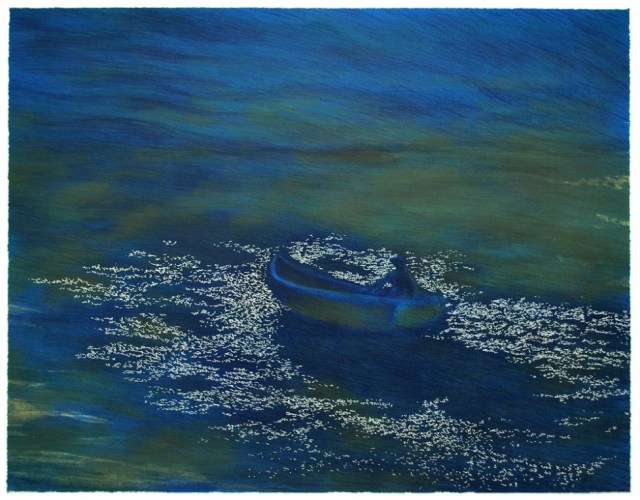 Into the Night, 2009, Lithograph and silkscreen, 18 x 23 1/2 inches (45.7 x 58.7 cm), Edition of 75