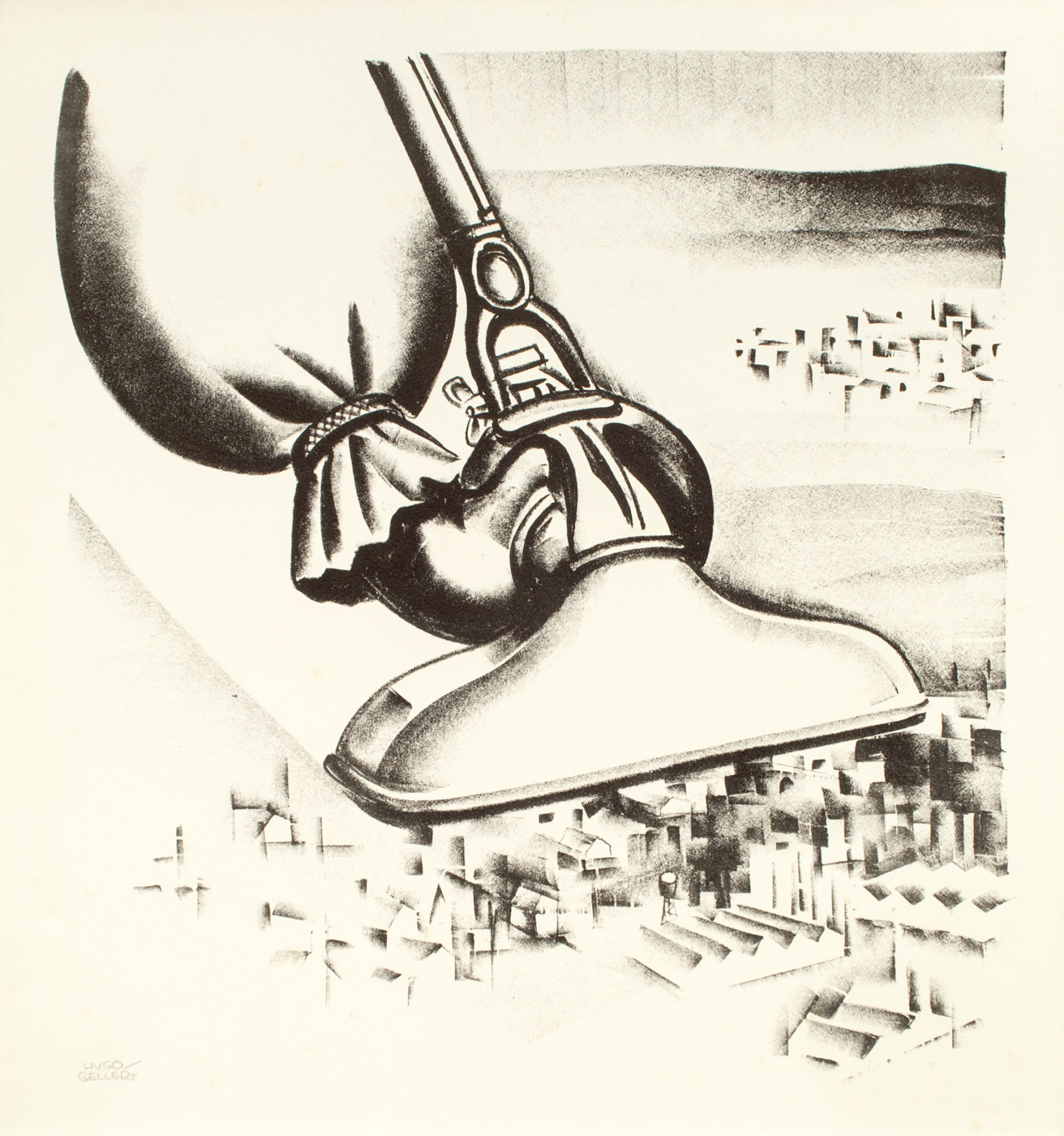 The Distribution of Wealth, 1936, Lithograph, 23 x 16 inches (58.4 x 40.6 cm), Edition of 50