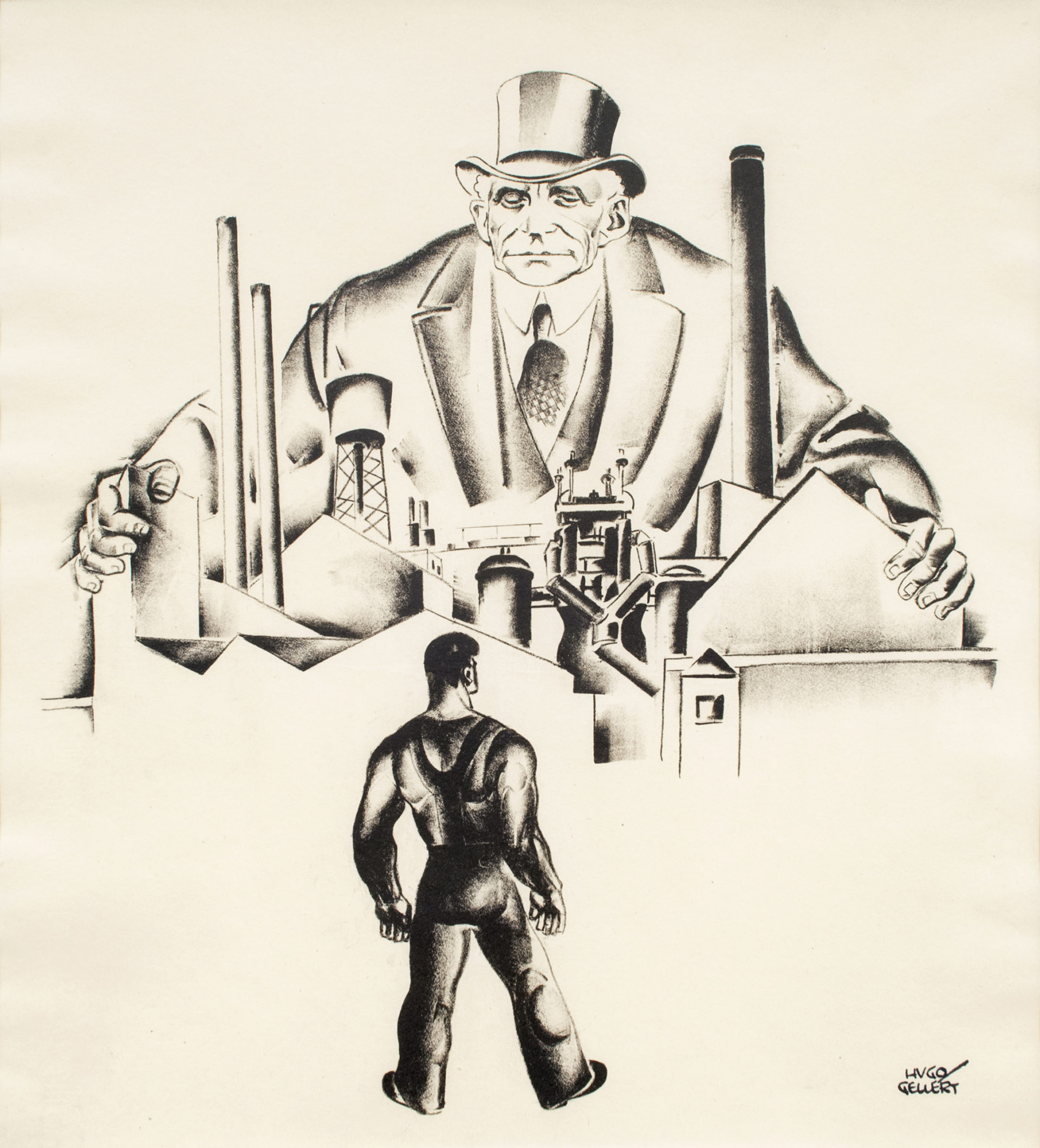 Primary Accumulation- Secret of primary accumulation, 1933, Lithograph 13 5/8 x 12 5/8 inches (34.6 x 32.1 cm) Edition of 133