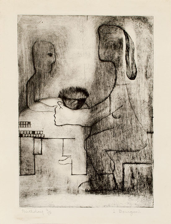 Pierre (Birthday), 1939, Soft ground etching, drypoint and monotype