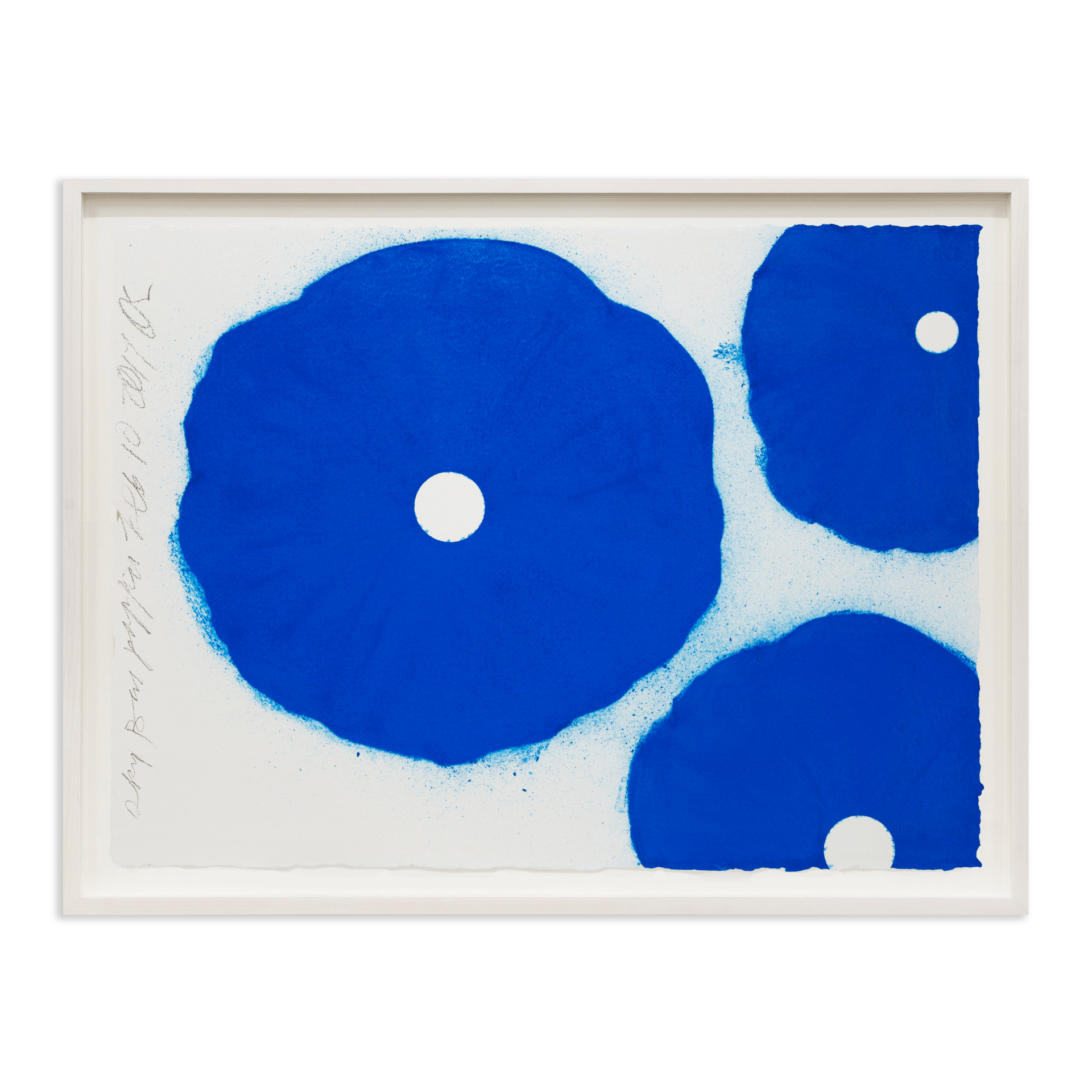 Donald Sultan Sky Blue Poppies Feb 10 2017, 2017 Conte crayon on paper Paper Dimensions: 22 1/2 x 30 inches (57.2 x 76.2 cm) Framed Dimensions: 26 3/8 x 33 3/4 inches (67 x 85.7 cm)