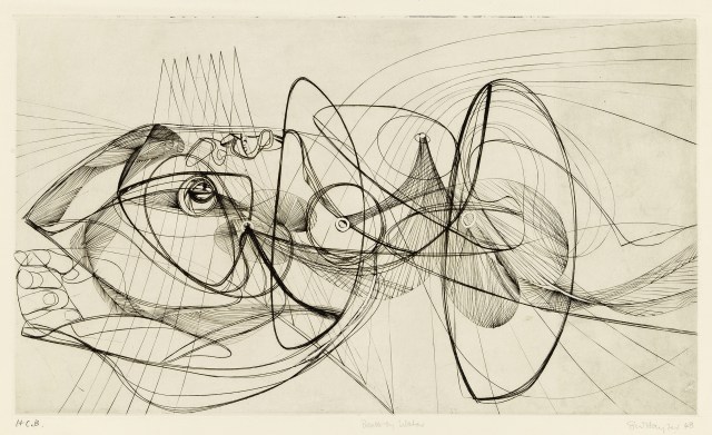 Death by Water, 1948, Engraving and embossment 22 x 29 3/4 inches (55.9 x 75.6 cm) Edition of 50