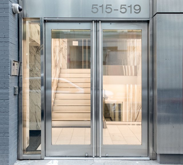 Front door of 515 West 26th Street