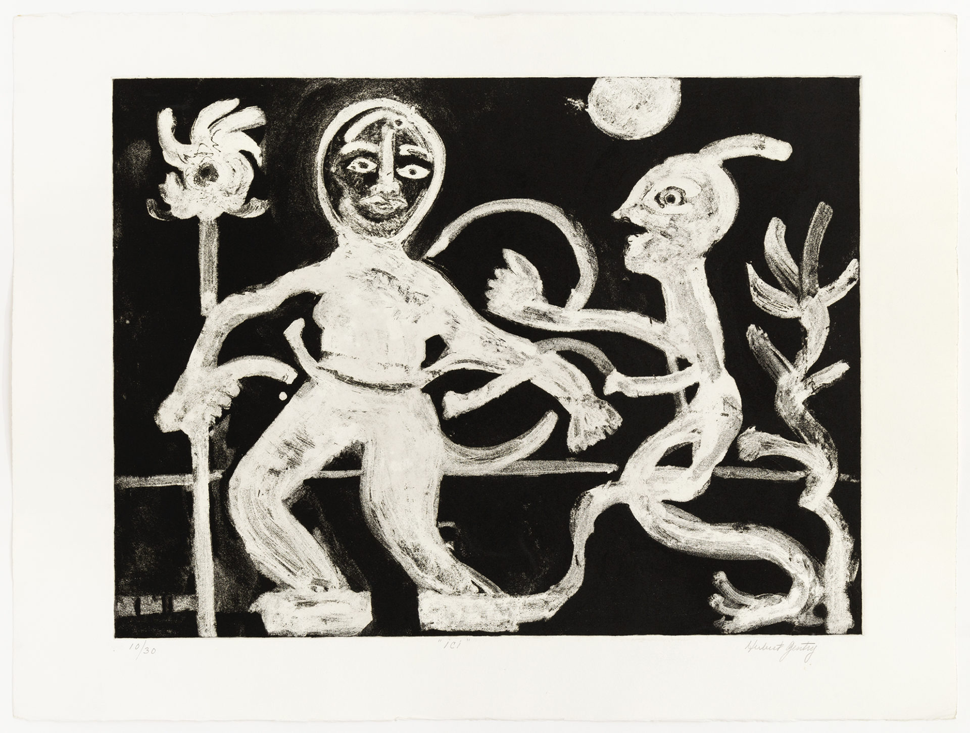ICI, 1984, Etching, 22 1/4 x 30 inches (56.5 x 76.2 cm), Edition of 30