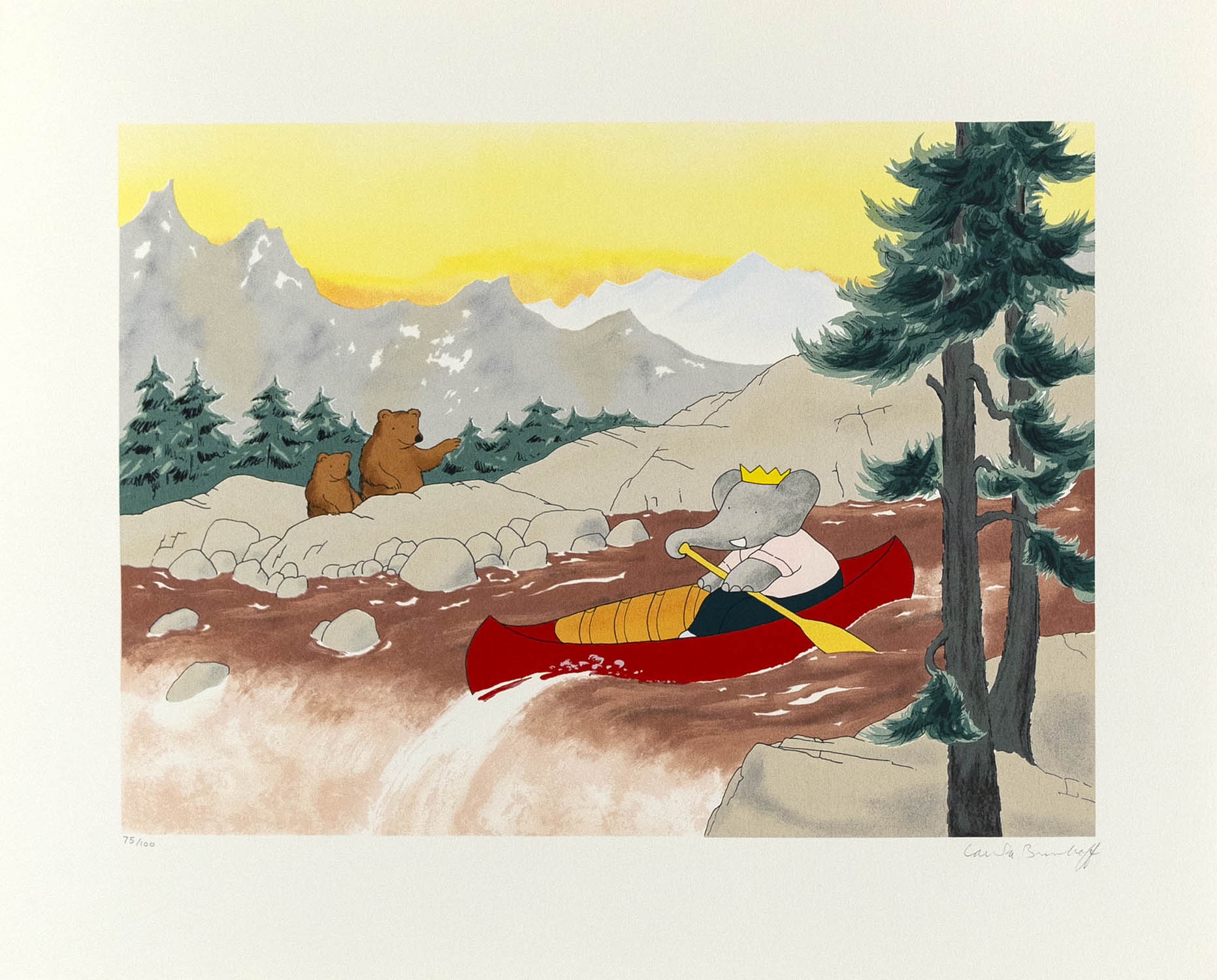 In the Wilderness, 1994, 36 color silkscreen 23 3/4 x 29 1/2 inches (60.3 x 74.9 cm) Edition of 10