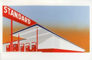 Standard Station, 1966, Screenprint