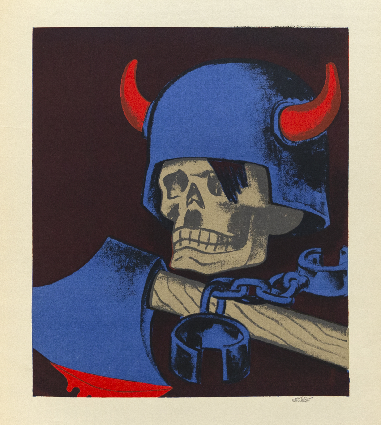 Religion of Darkness, 1943, Silkscreen, 15 x 13 inches (38.1 x 33 cm), Edition of 54