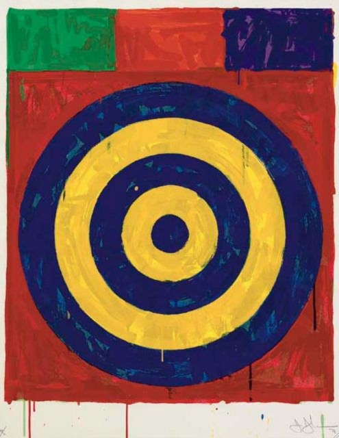 Target, 1974, Color screenprint