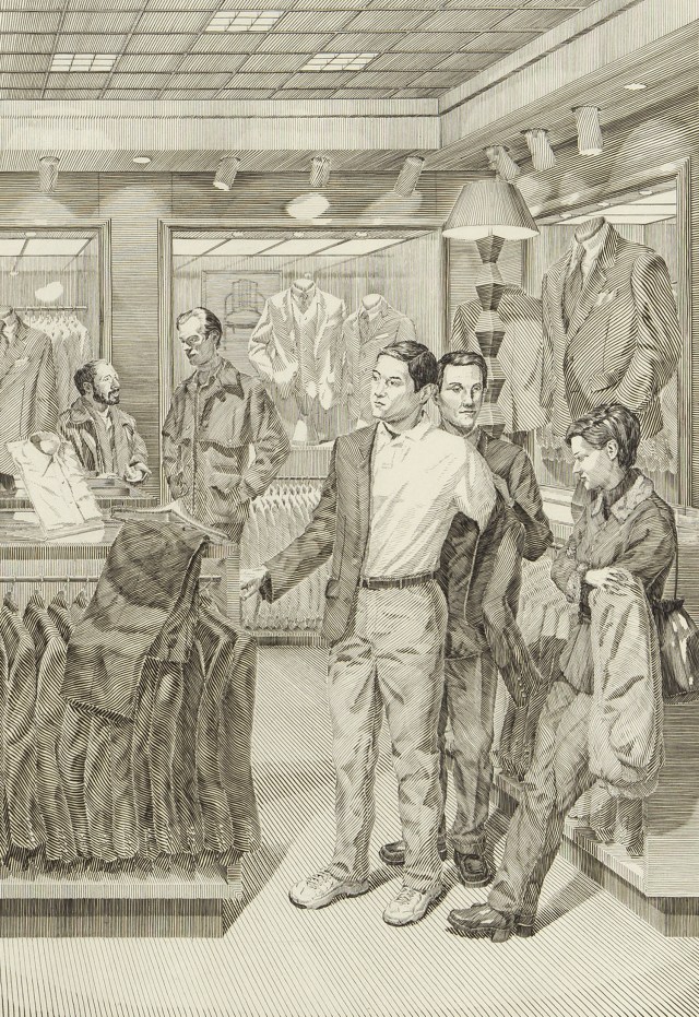 Suit Shopping An Engraved Narrative 2