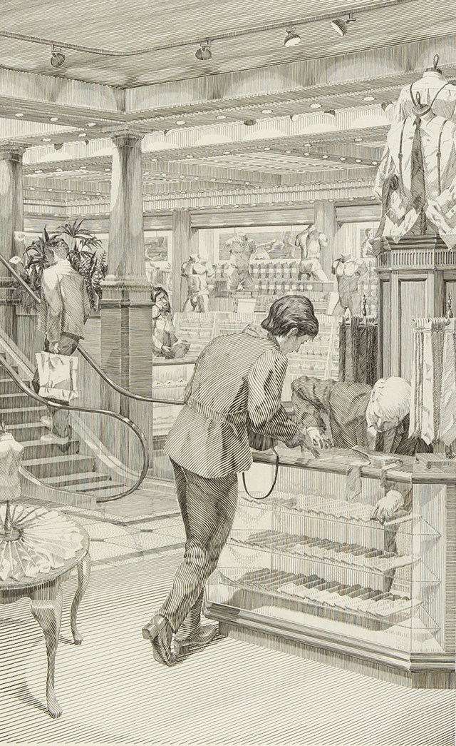 Suit Shopping An Engraved Narrative 3