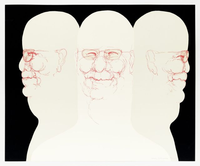 Big Daddy Times Three, 1973 Silkscreen 22 1/2 x 27 inches (57.2 x 68.6 cm) Edition of 75
