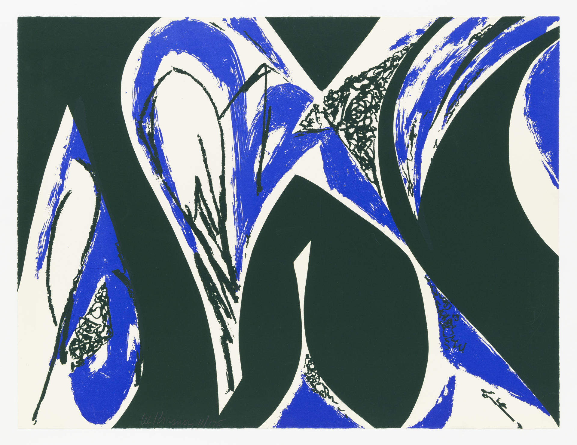 Free Space (blue), 1975 Silkscreen 19 1/2 x 26 inches (49.5 x 66 cm) Edition of 175