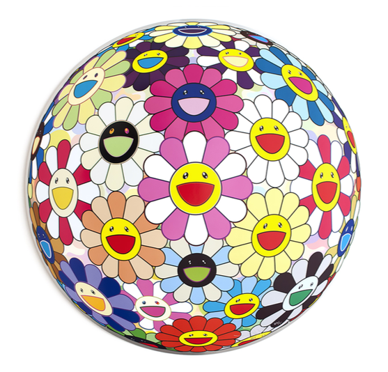 Takashi Murakami Flower Ball (3-D) Pink, 2011 Lithograph 29 1/4 x 20 7/8 inches (74.3 x 53 cm) Edition of 300