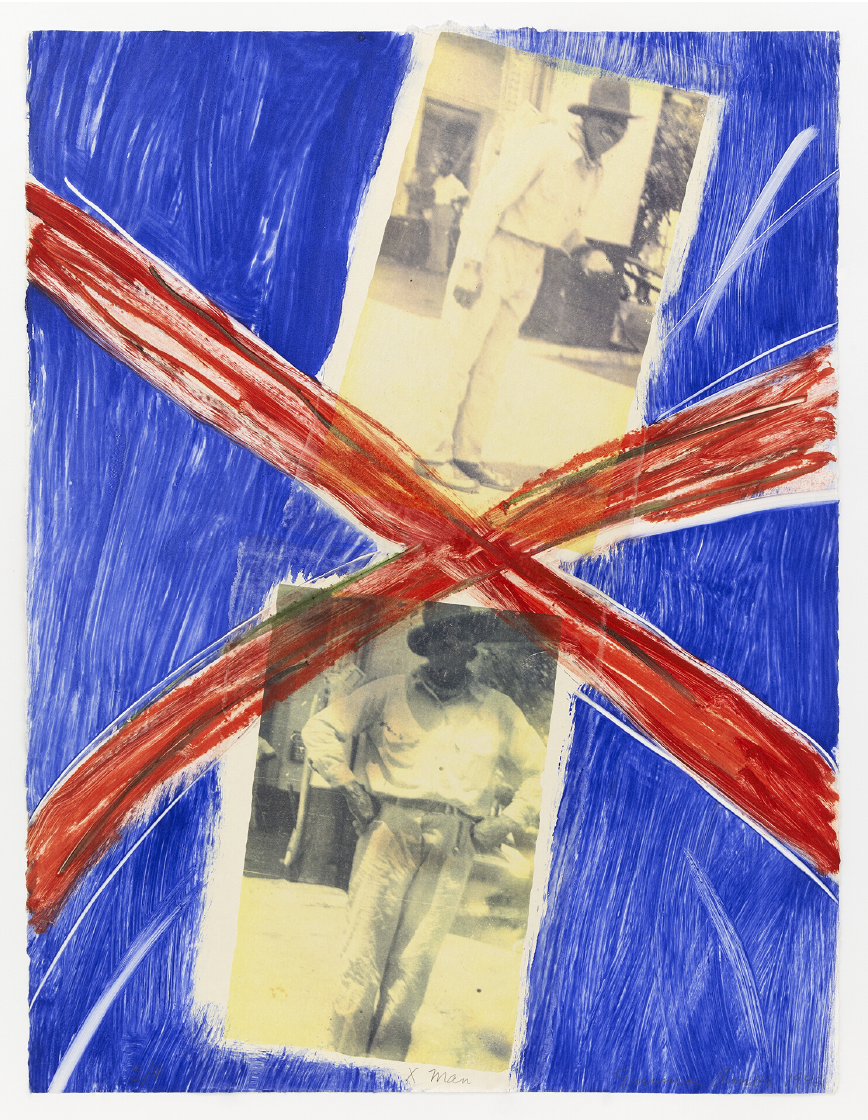 X Man, 1992 Monotype with photo transfer 30 x 22 inches (76.2 x 55.9 cm) Edition of 4