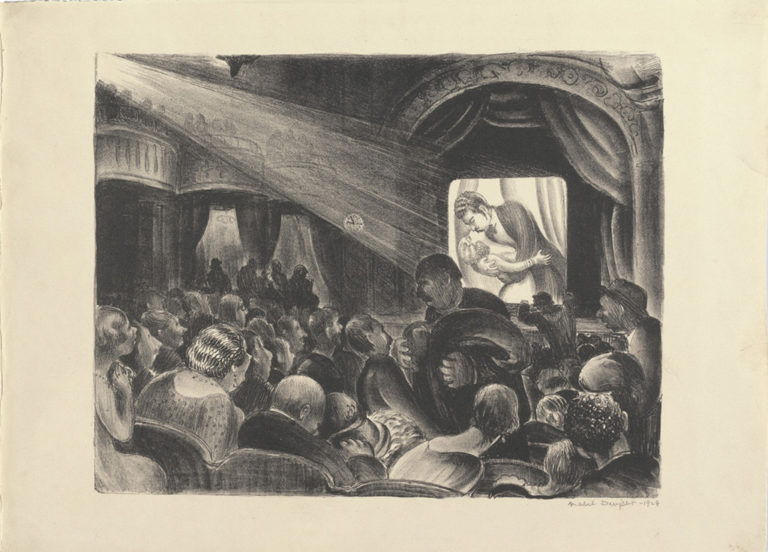 Mabel Dwight The Clinch, 1928 Lithograph Image: 9 x 11 5/8 inches (22.9 x 29.5 cm) Paper: 10 3/8 x 13 inches (26.4 x 33 cm) Edition of 50 Collections: Bibliothèque Nationale, Fogg, MoMA, Philadelphia, Whitney, Wolfsonian, Yale