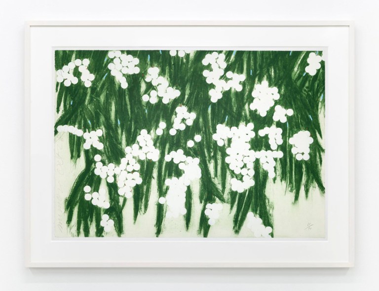 Mimosas, October 2, 2006, 2006 Etching, aquatint and silkscreen 27 1/4 x 39 1/4 in (69.2 x 99.7 cm) Edition of 90
