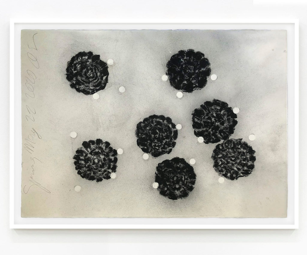 Spring May 22 2020, 2020 Conte crayon, charcoal, and graphite on paper 22 x 30 in (55.9 x 76.2 cm)