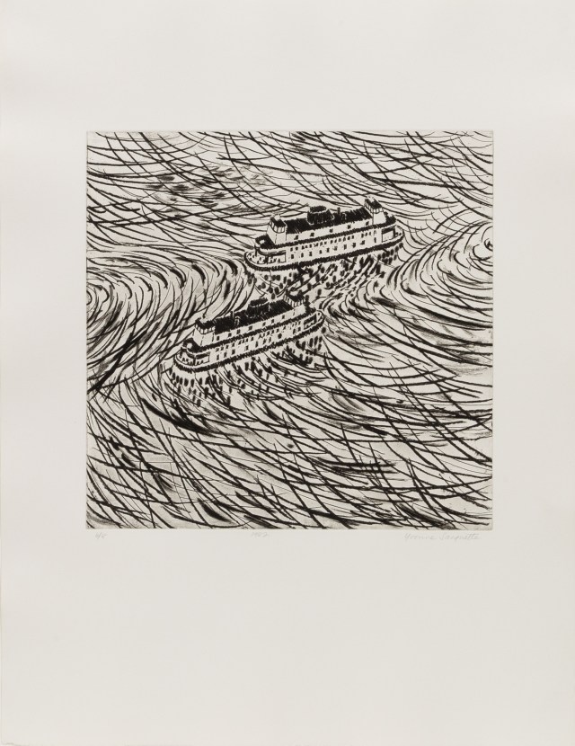Two Ferries Passing