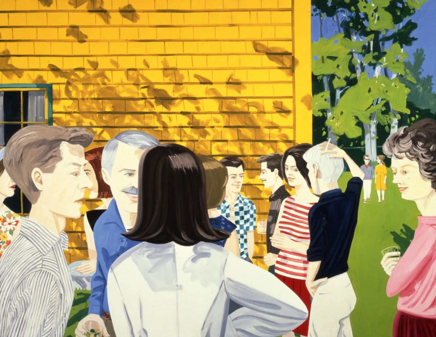 Lawn Party, 1965 © Alex Katz. Collection of the Museum of Modern Art