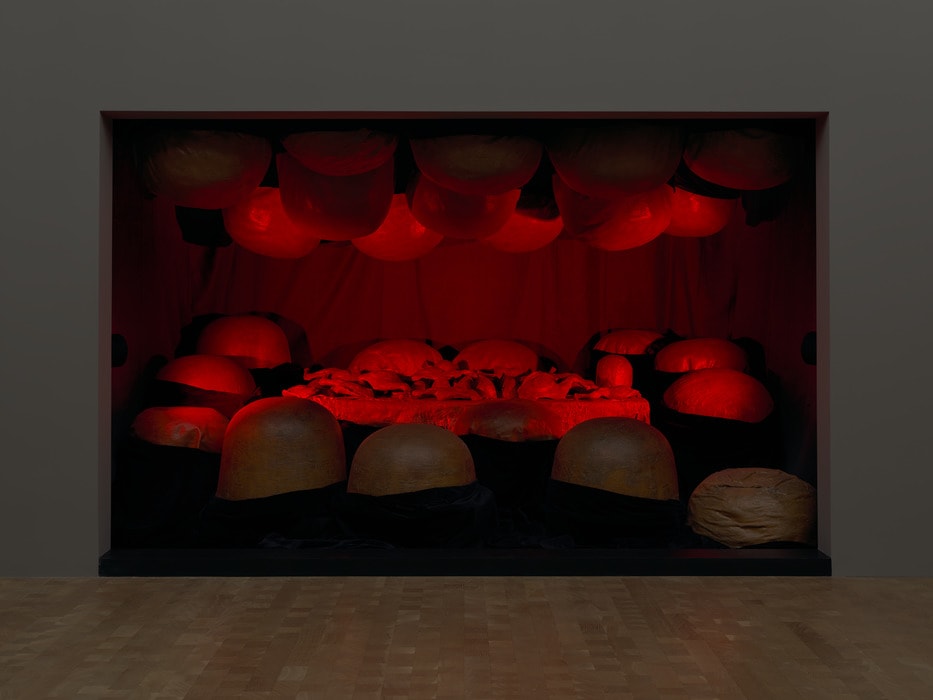 Louise Bourgeois, The Destruction of the Father, 1974. Latex, plaster, wood, fabric, and red light. © The Easton Foundation/Licensed by VAGA at Artists Rights Society (ARS), NY, Photo: Ron Amstutz.-Website_Hero_-_700px_H_(72dpi)