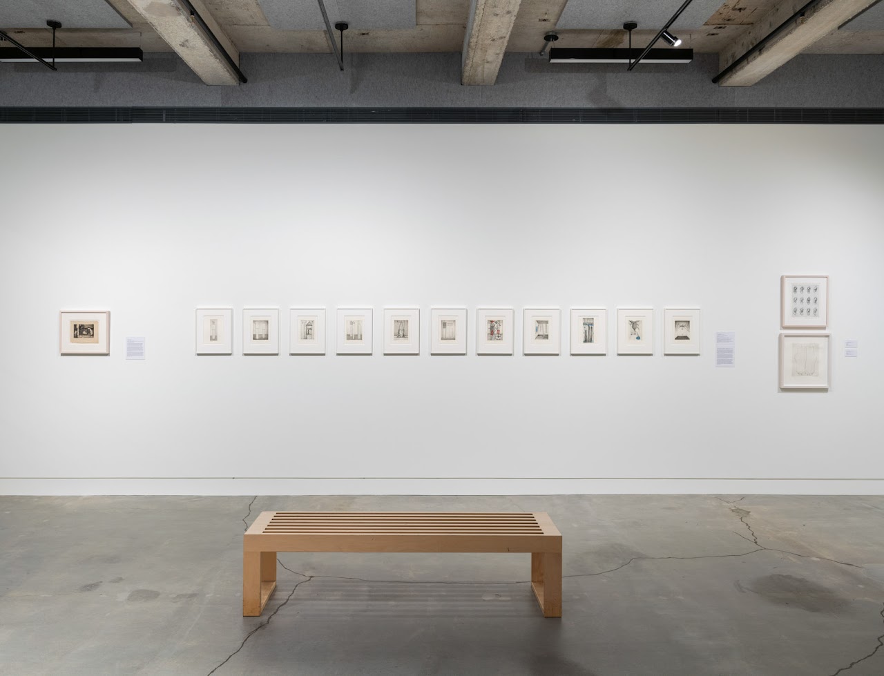 Installation view of Louise Bourgeois: What is the Shape of This Problem, From the Collections of Jordan D. Schnitzer and His Family Foundation. On view through December 4, 2021.