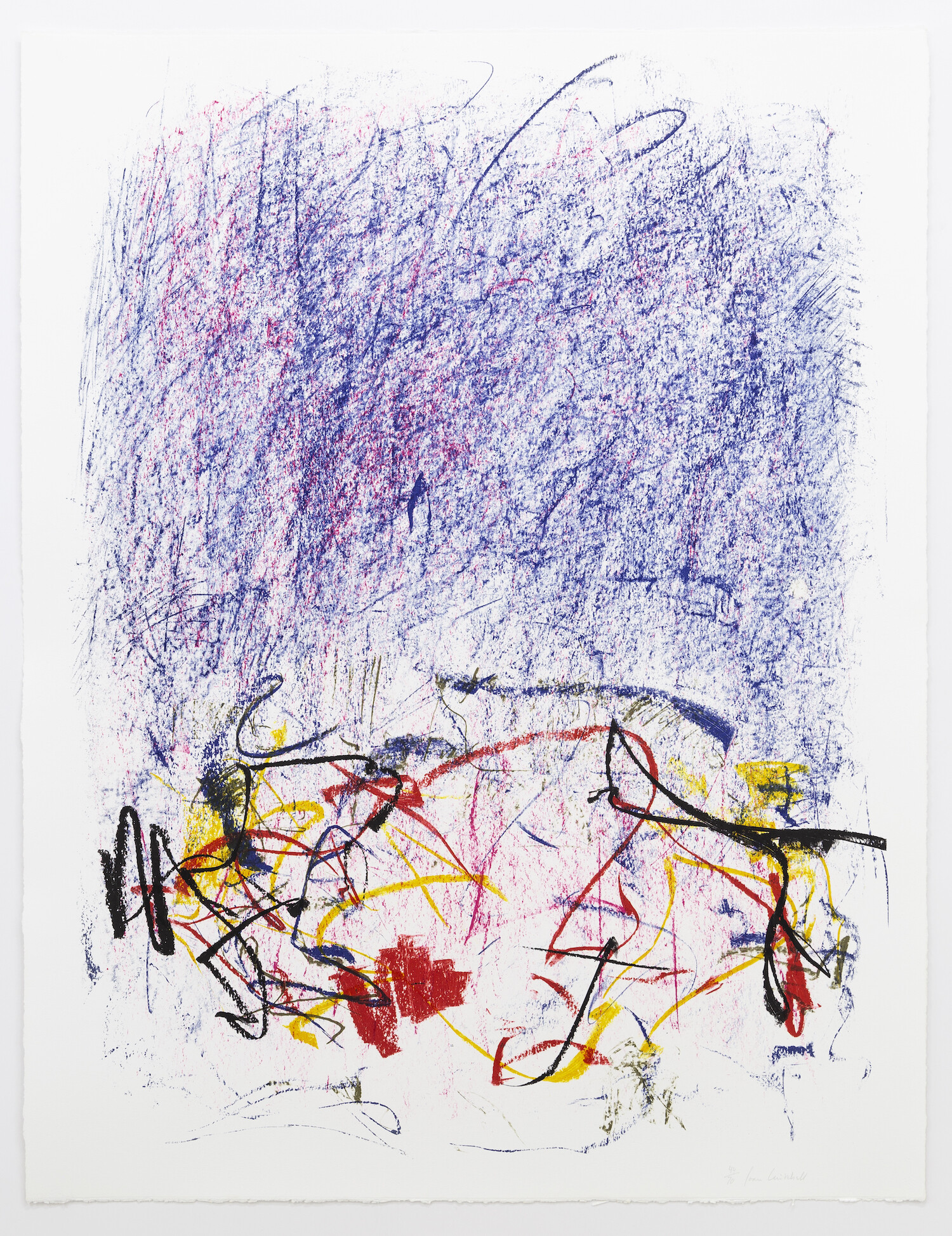 Joan Mitchell Bedford I, 1981 Lithograph 42 1/2 x 32 1/2 inches (108 x 82.6 cm) Edition of 70